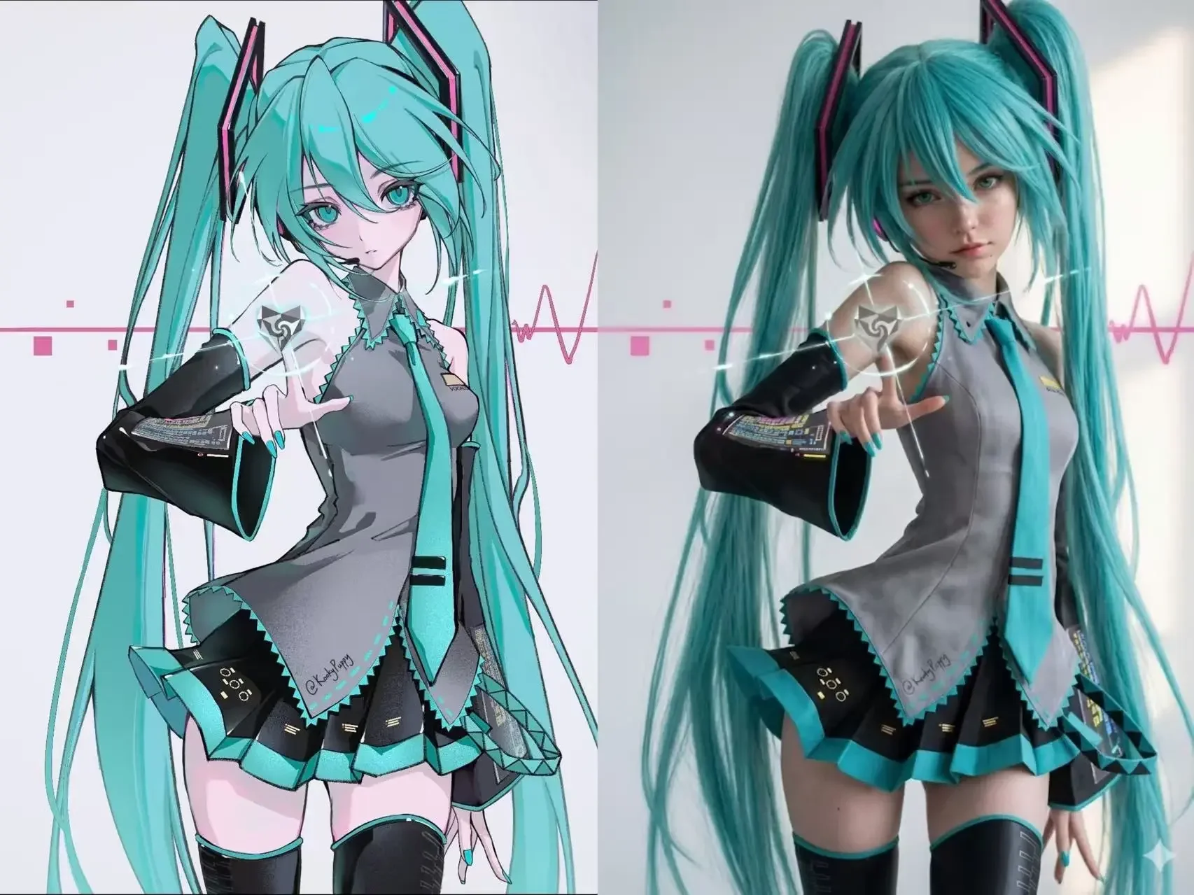 3D Anime — anime vs real life comparison