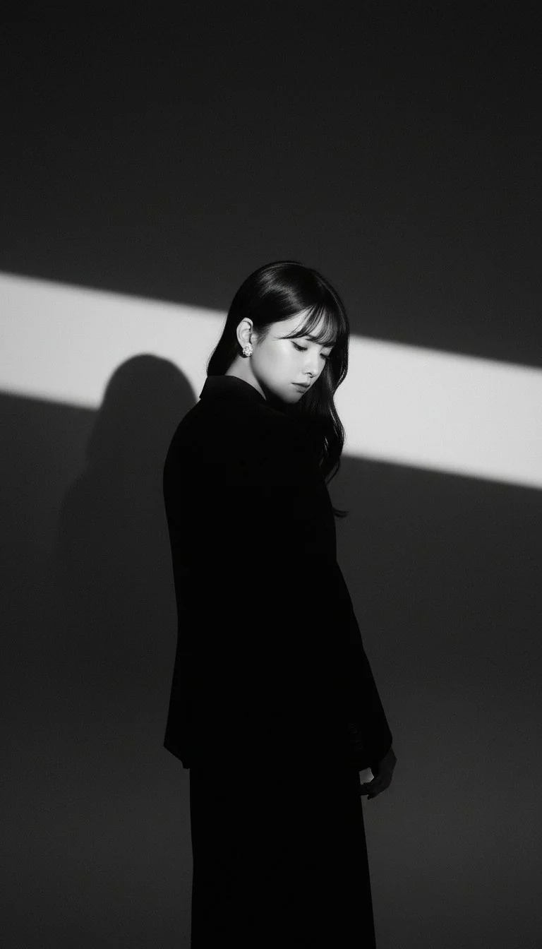 dramatic fashion portrait