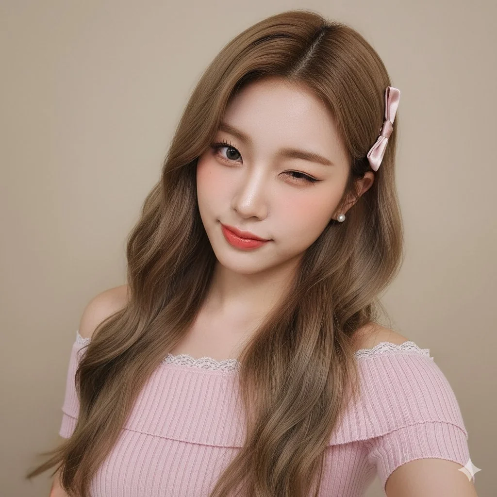 K-pop idol style portrait